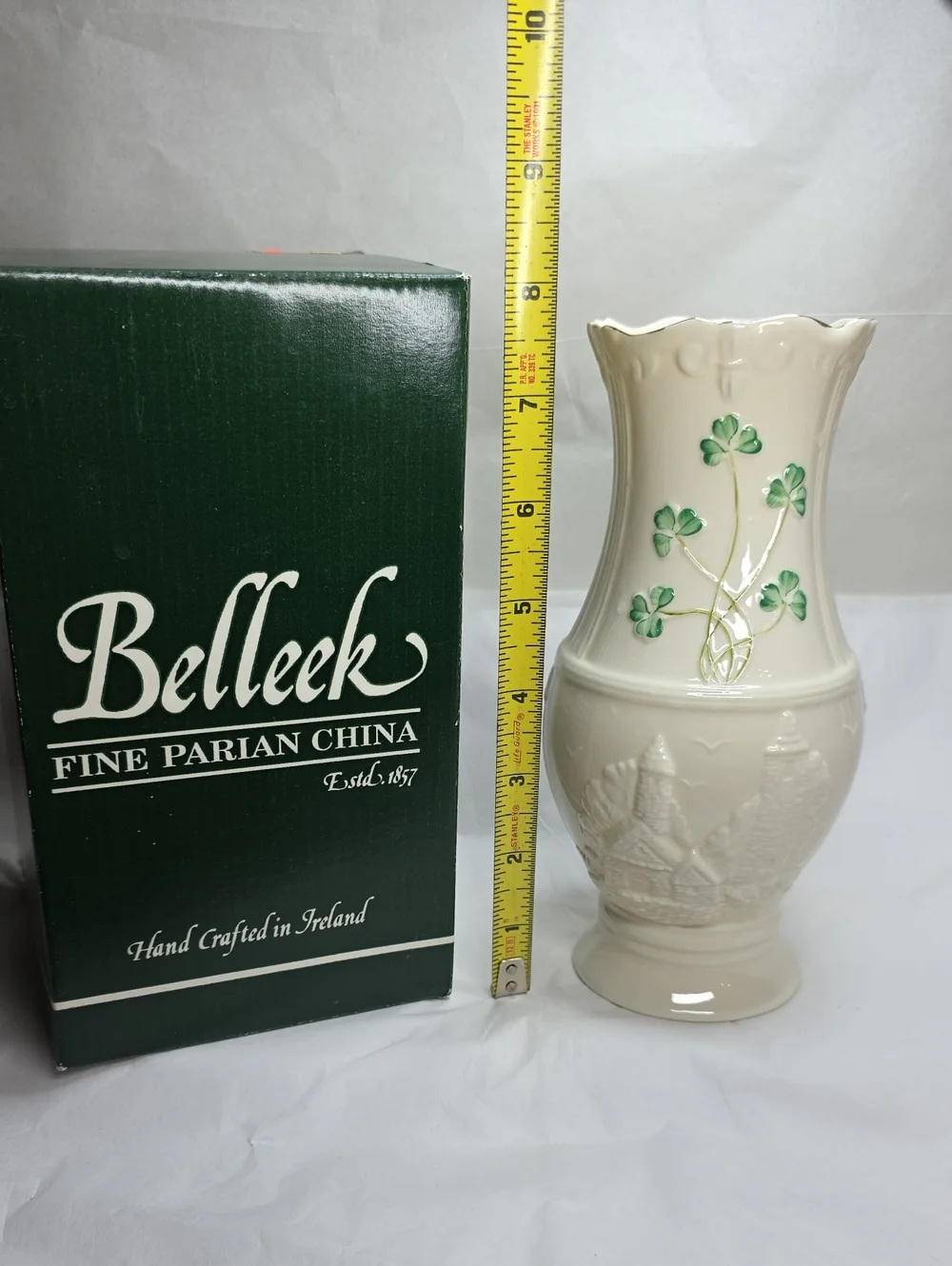 Belleek glendalough vase